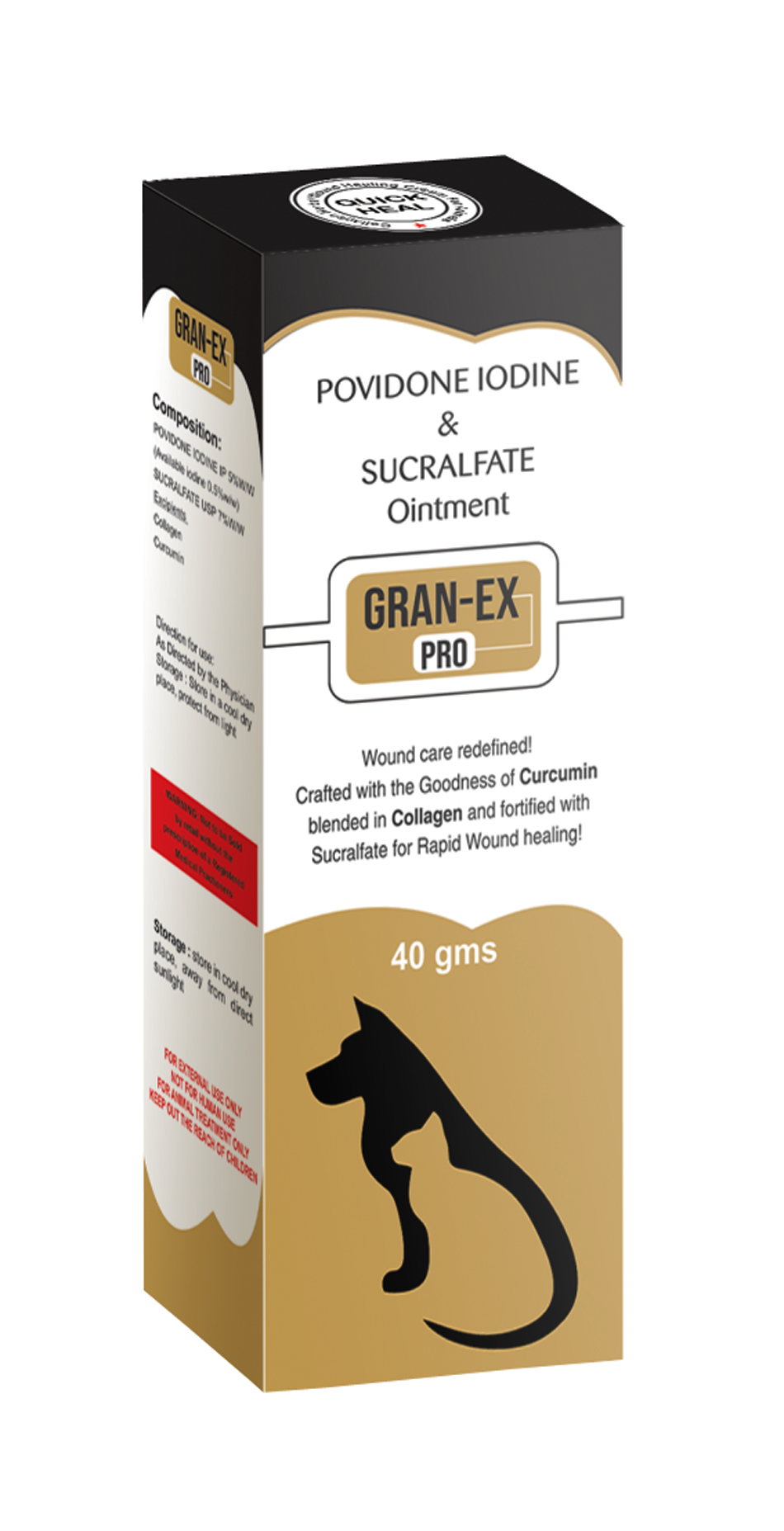 Povidone iodine clearance spray for dogs