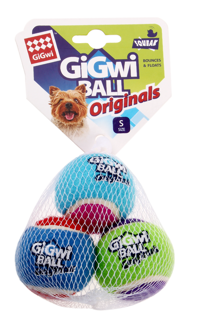 Gigwi Natural Rubber Original Balls 3Pcs Small