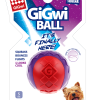 Gigwi Ball Squeaker Solid Red/Purple Dog Toy