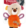 GiGwi Friendz Dog Plush Toy with Foam Rubber Squeaker Bear