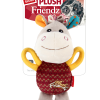 Gigwi Plush Friendz With Squeaker Donkey Dog Toy
