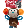 Gigwi Plush Friendz With Squeaker Monkey Dog Toy