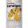 Petkin Jumbo Ear Wipes 80 Wipes