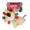 Gigwi Plush Friendz With Squeaker Lion Dog Toy