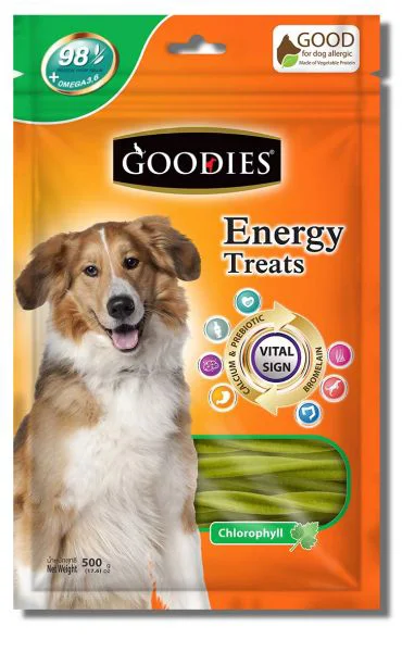 Goodies Twisted Sticks  Green/Chlorophyll