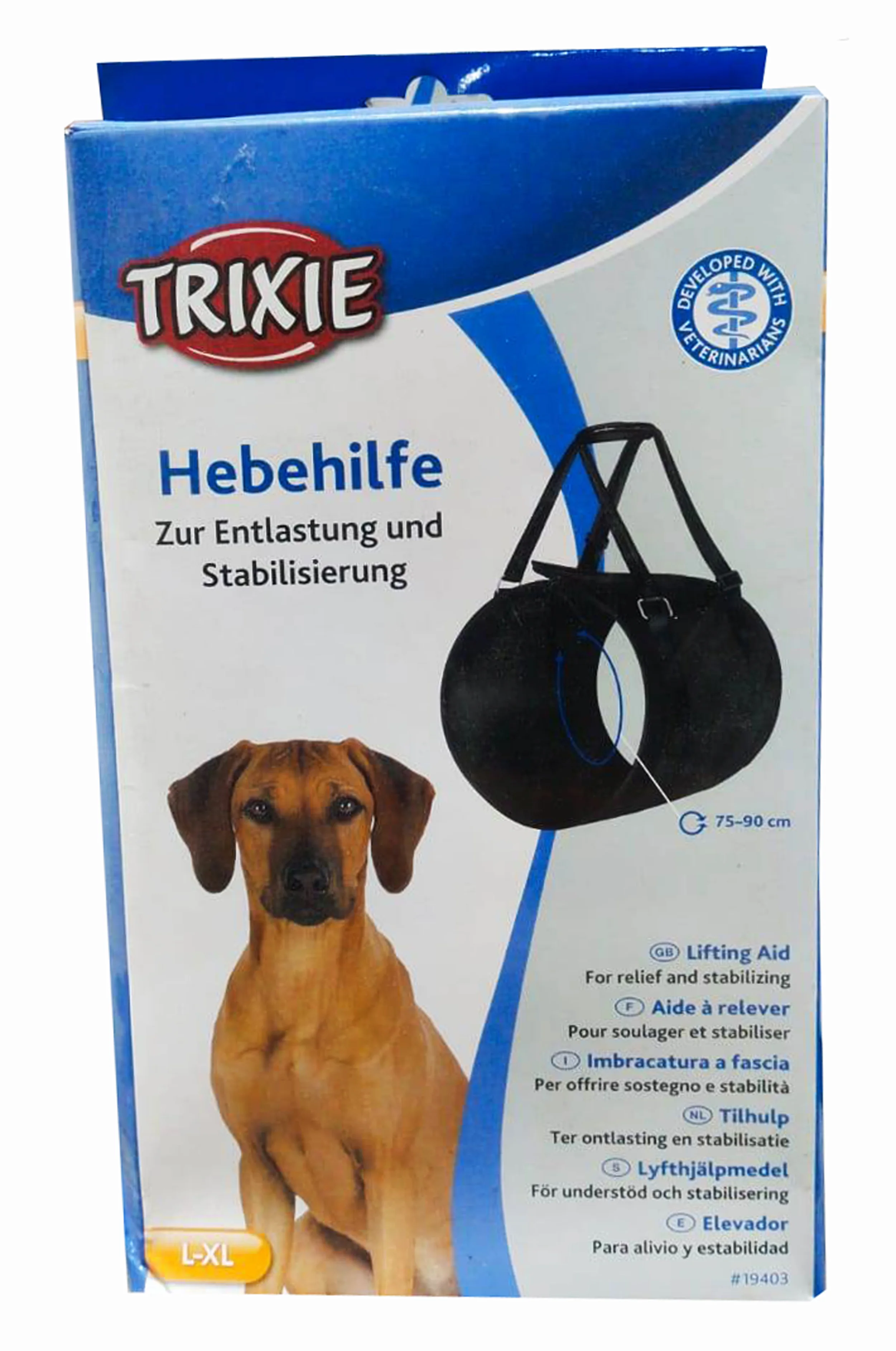 Trixie Lifting Aid 75-90CM Black