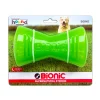 Outward Hound Bonic Opaque Bone Dog Chew Toy Large Green