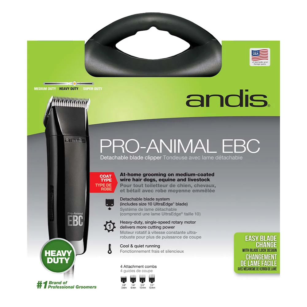 Andis Pro Animal EBC Detachable Blade Single Speed Clipper