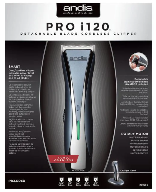 Andis RACR Pro i120 Cordless Clipper