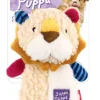 Gigwi Suppa Puppa Lion Squeaker/Crinkle Inside Dog Toye