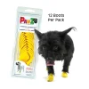 Pawz Protex XXSmall Rubber Boots Yellow 12 Per Pack
