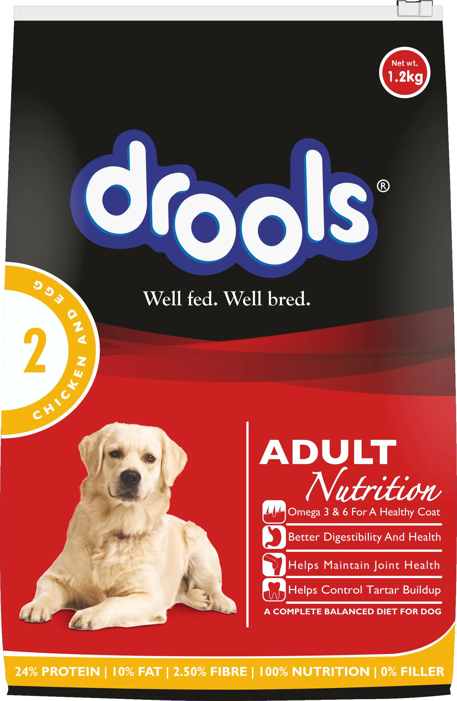 Drools Adult Nutrition - Chicken & Egg