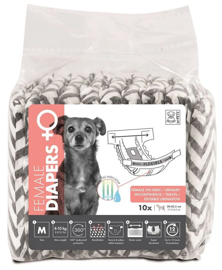 M-Pets Diapers For Female Dog Medium