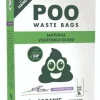 M-Pets Natural Vegetable Based Poo Waste Bags With Tie Handles - Lavender Scent