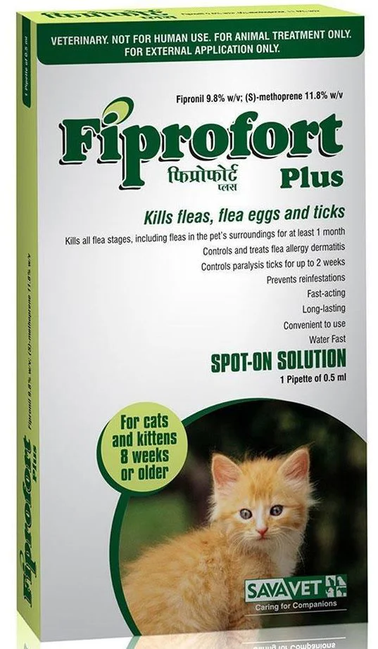 Savavet Fiprofort Plus Spot On For Cats