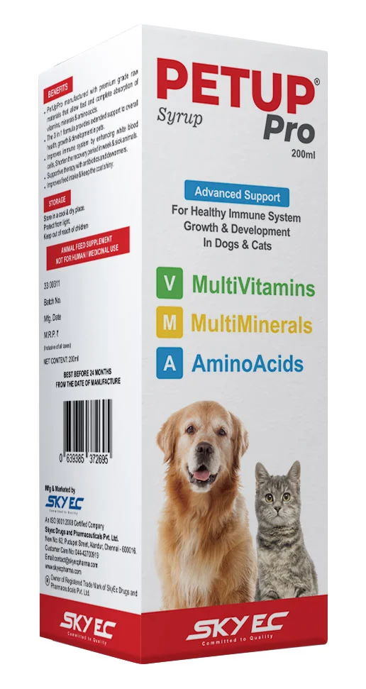 SkyEc Pet Up Pro Syrup For Dogs & Cats