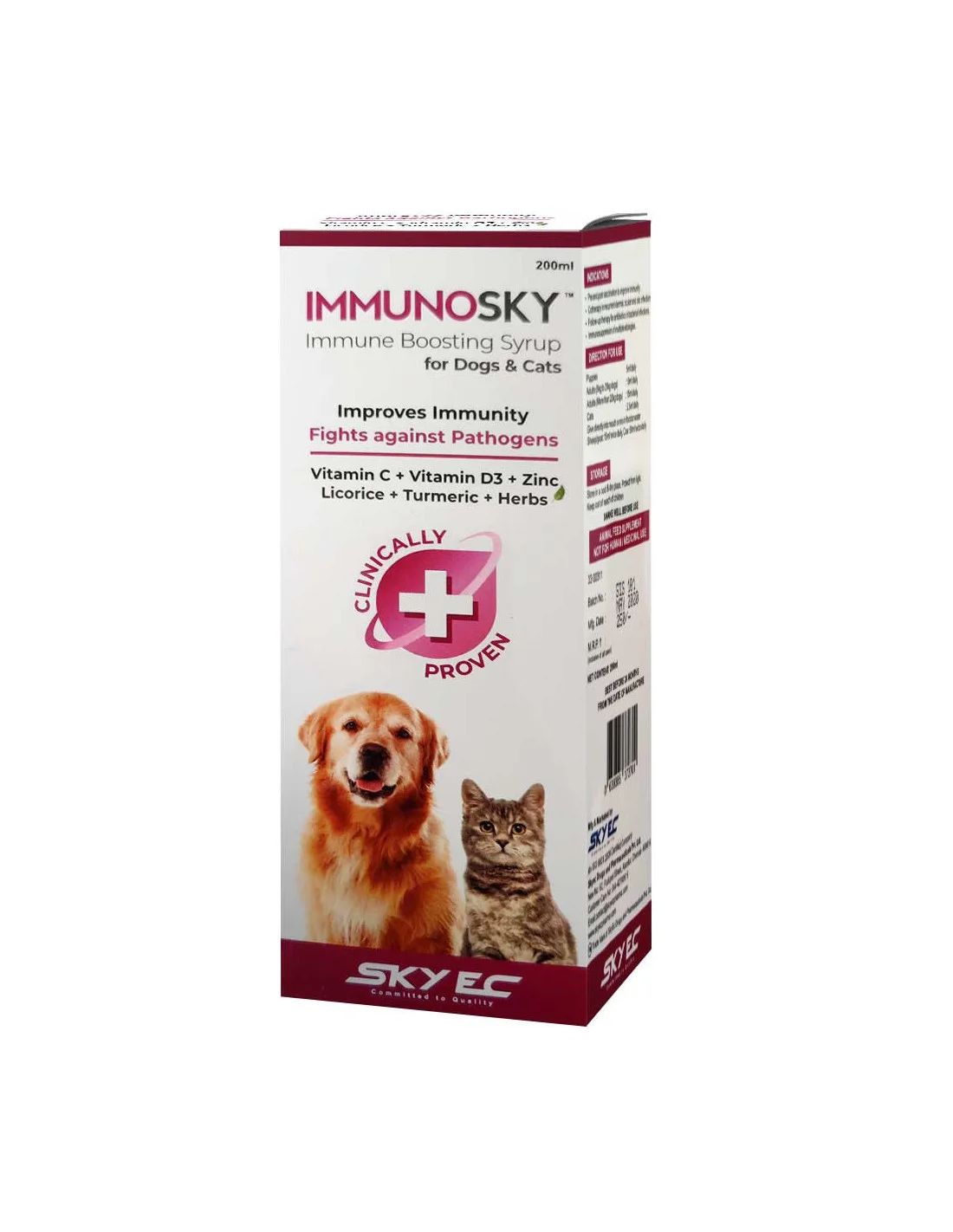 SkyEc ImmunoSky Syrup For Dogs & Cats
