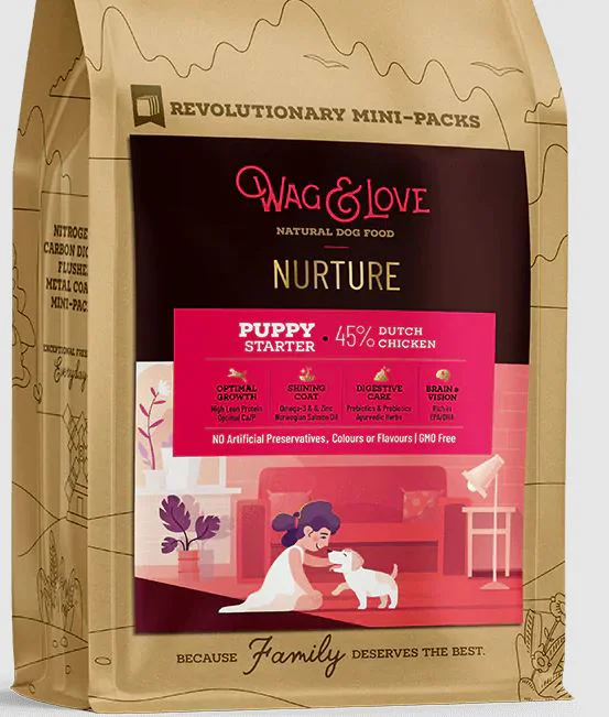 Wag & Love Nurture Puppy Starter Dry Food