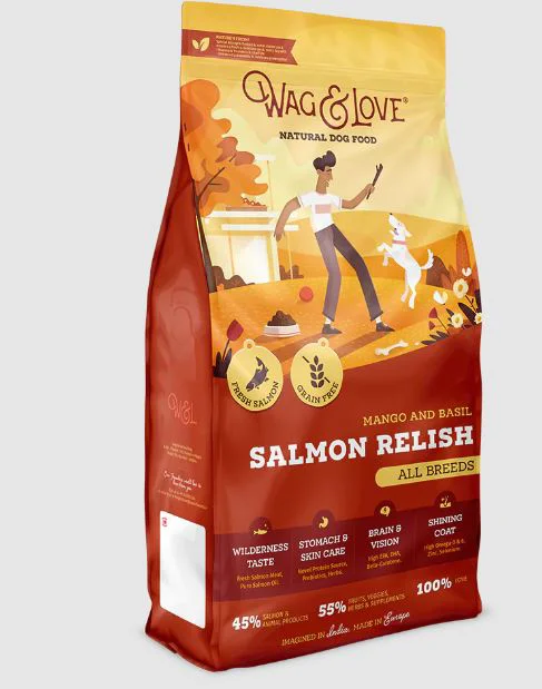 Wag & Love Salmon Relish Dry Dog Food