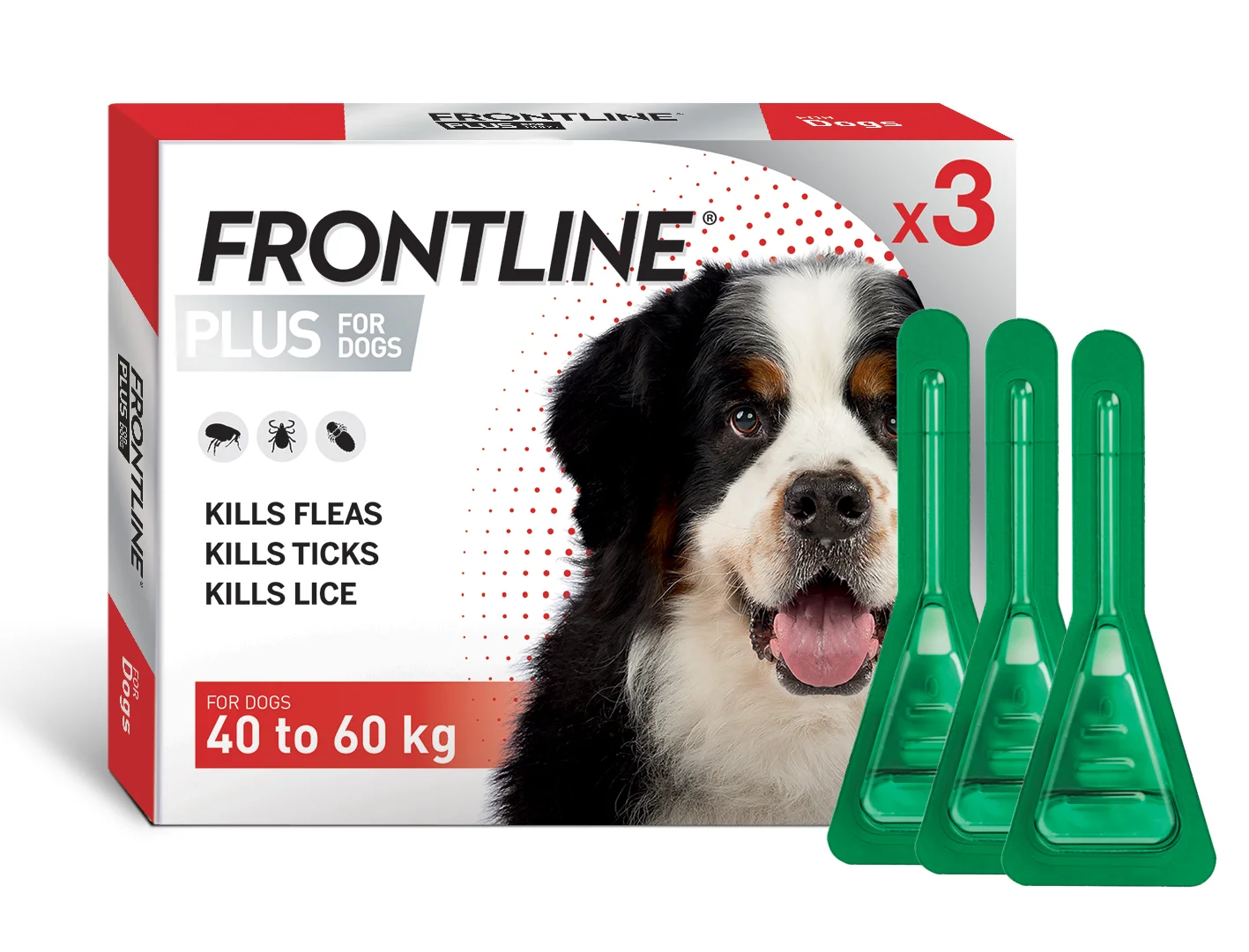 Frontline Plus Spot On For Dogs 40-60kg