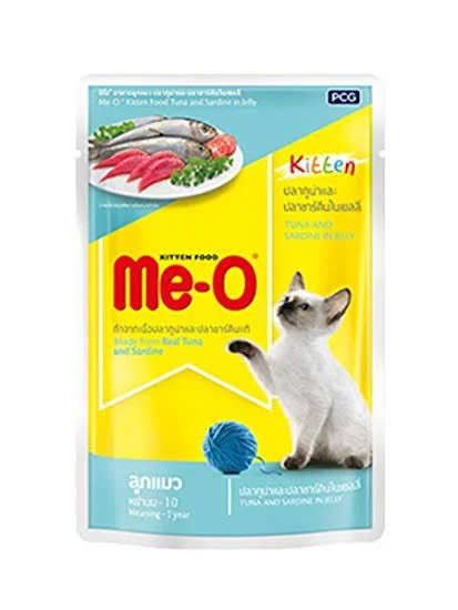 Meo Kitten Tuna And Sardine In Jelly (Pouch)