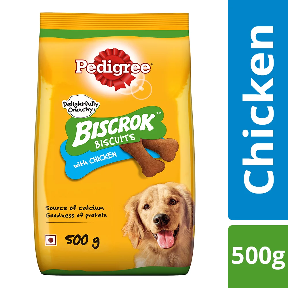 Pedigree Biscrok Biscuits With Chicken