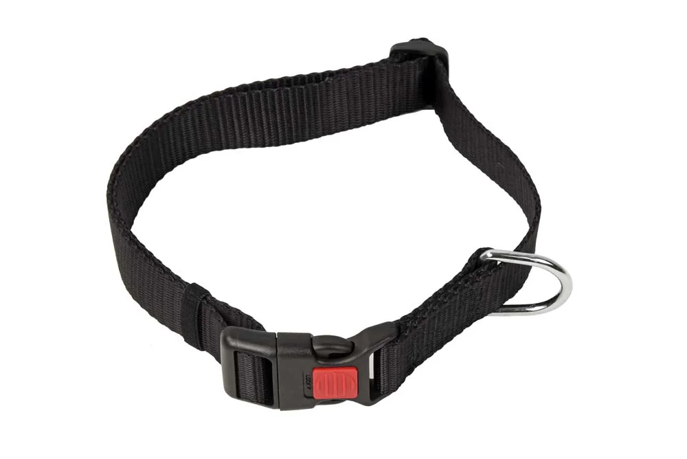 Kennel Premium Soft Nylon Click Clock Collar (W = 1")