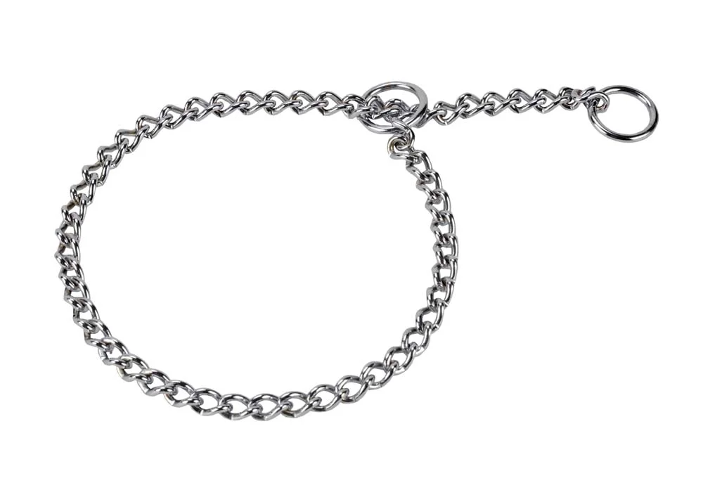 Kennel Choke Chain Medium Thick (L = 20" - 24") (T = 3mm)