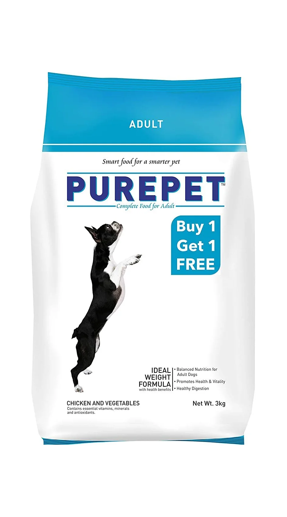Purepet Chicken & Vegetable Adult Dry Dog Food