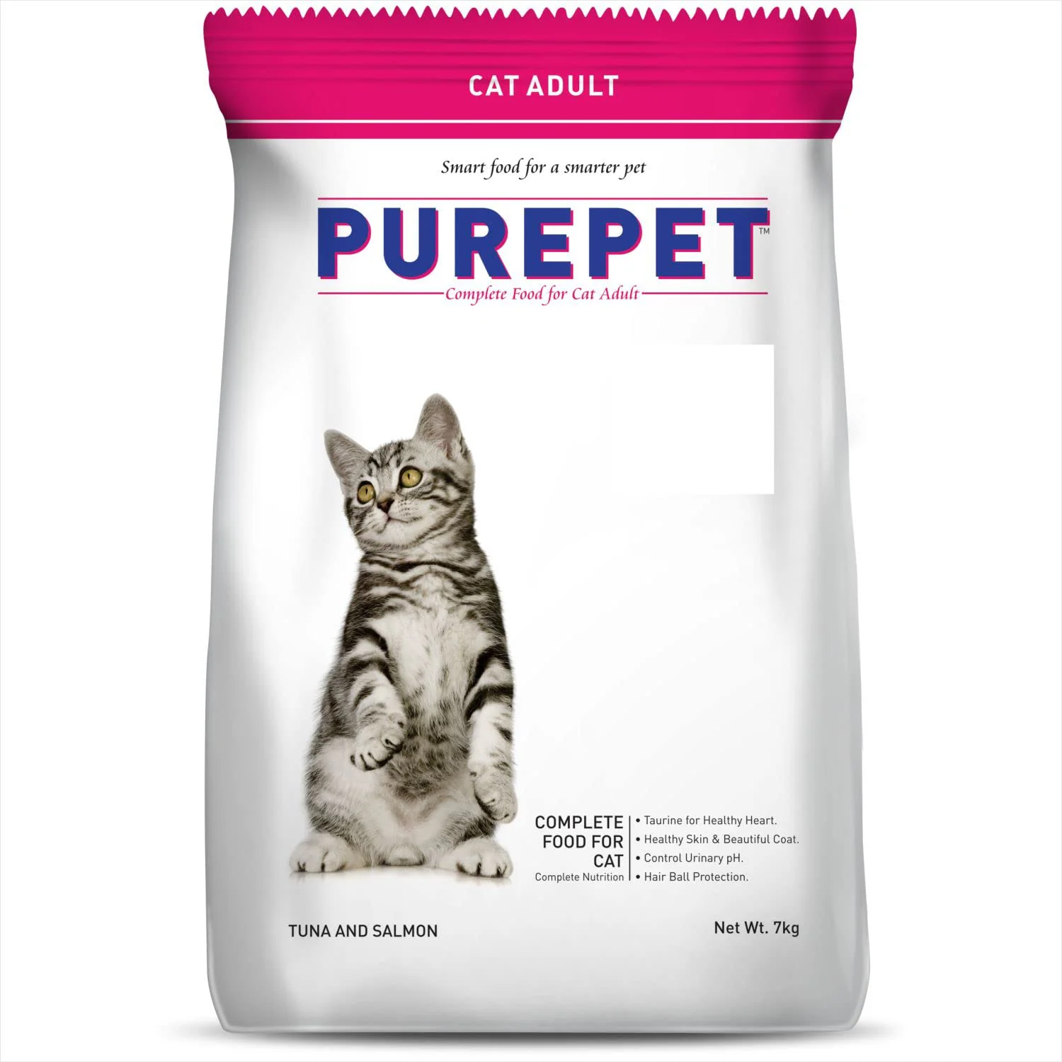 Purepet Tuna & Salmon Adult Cat Dry Food
