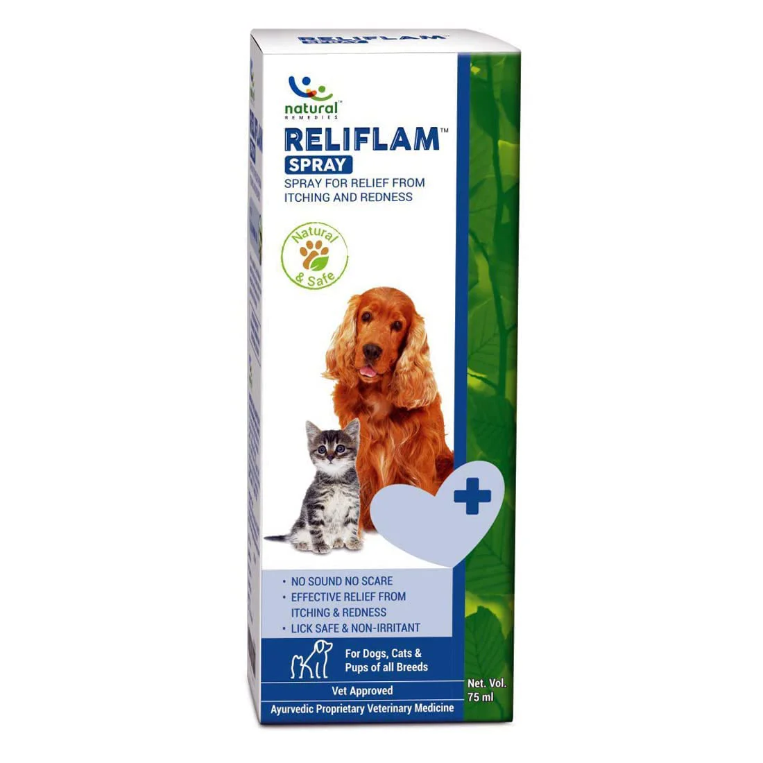 Natural Remedies Reliflam Spray For Relief From Itching And Redness