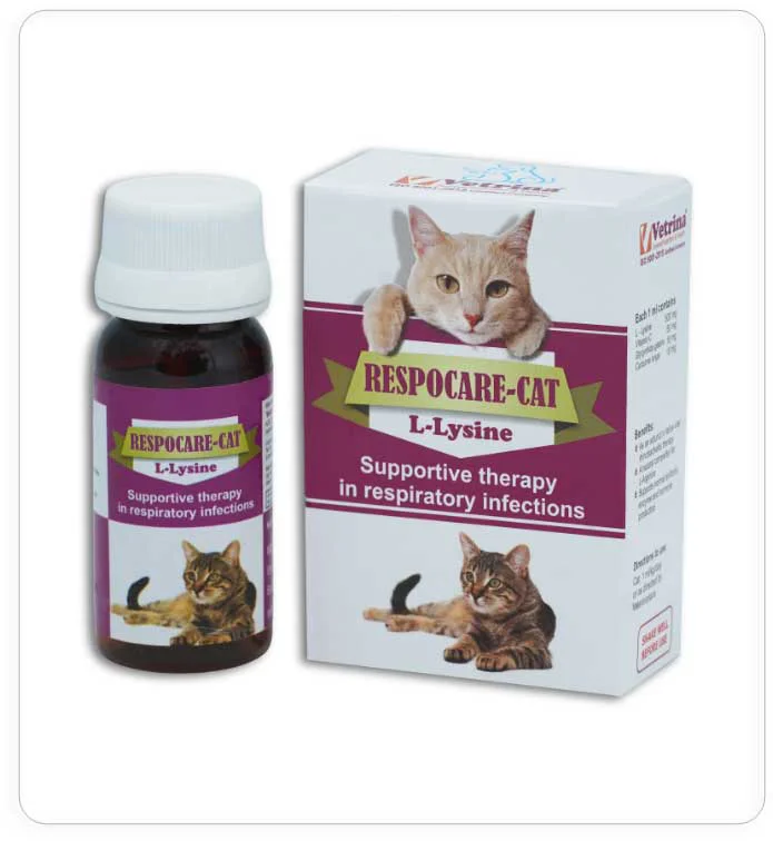 Vetrina Respocare Cat Respiratory immunity booster with L-lysine