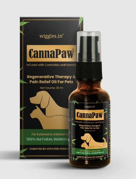 Wiggles Cannapaw Pain Relief Oil 30ml