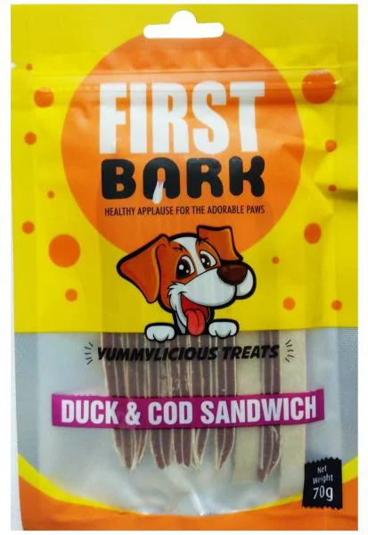 Jerhigh First Bark Duck & Cod Sandwich
