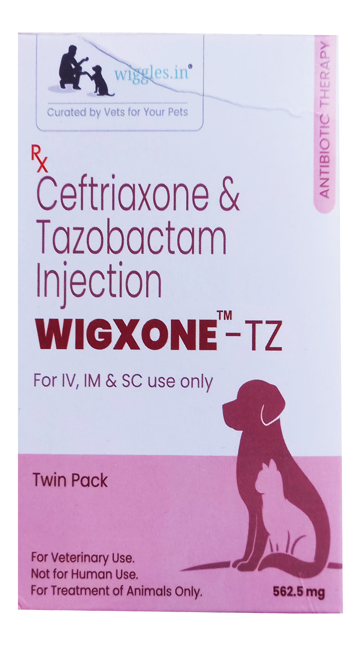 Wiggles Wigxone TZ 562.5mg Injection