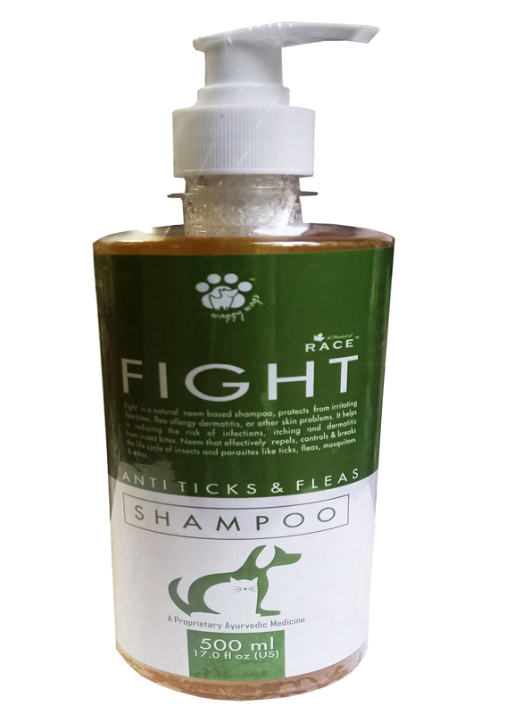 Waggy Wags Fight Anti Ticks And Flea Shampoo For Dogs