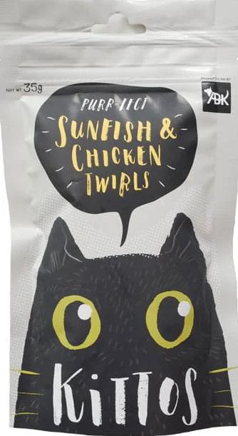 Kittos Sunfish Chicken And Twirls Cat Treats