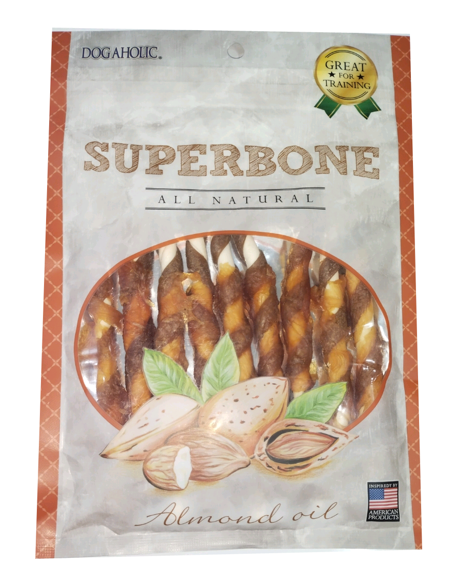 Dogaholic Superbone All Natural Stick - Almond Oil