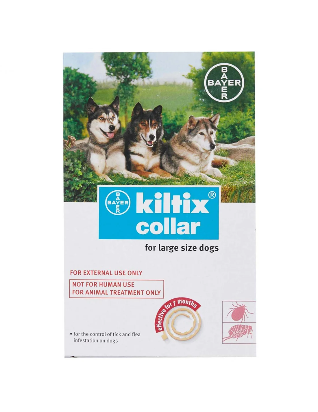 Elanco Kiltix Tick Flea Infestation Collar For Large Size Dogs