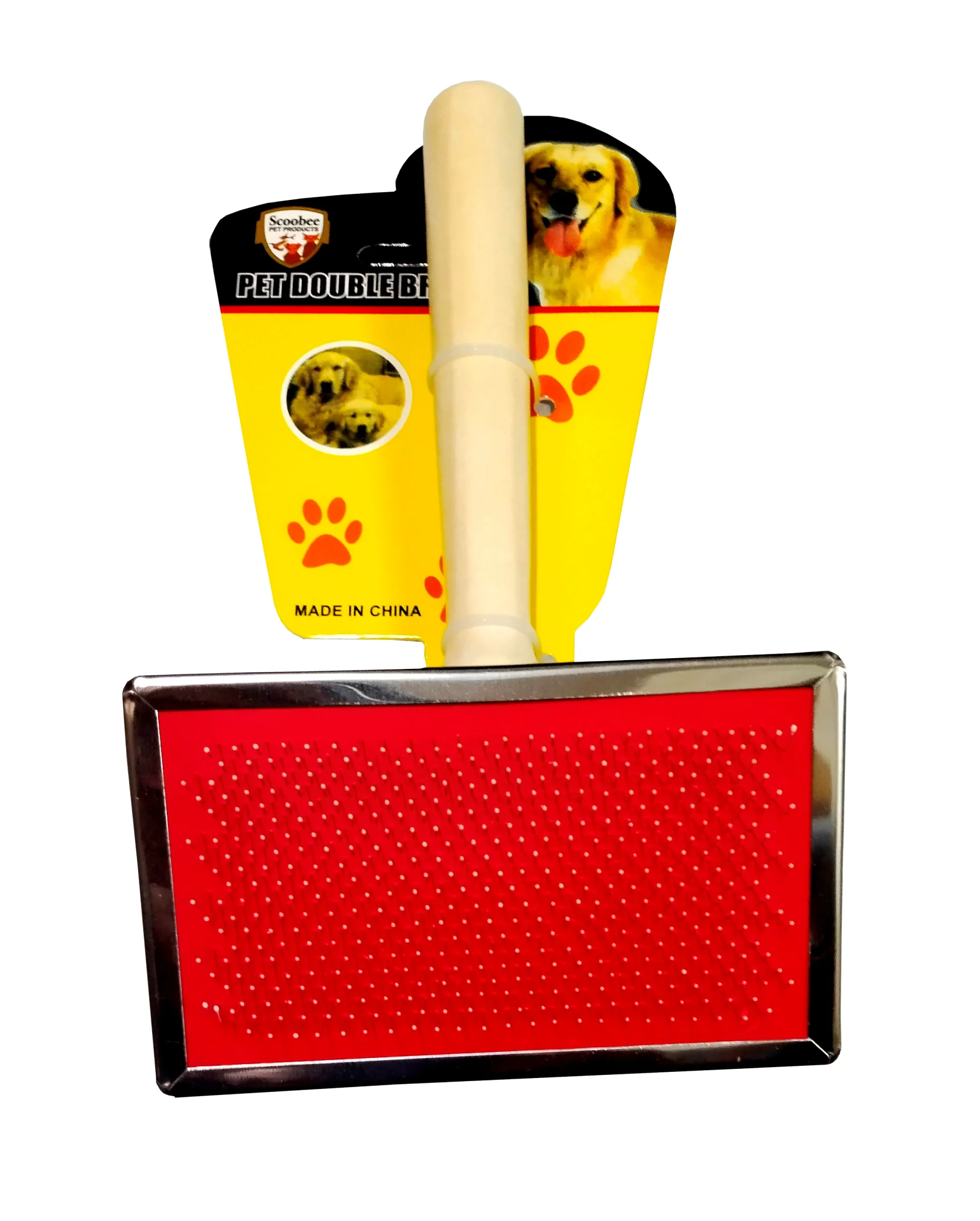 Scoobee Wooden Slicker Brush Large