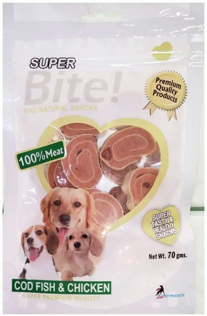 Super Bite Cod Fish And Chicken 70gm