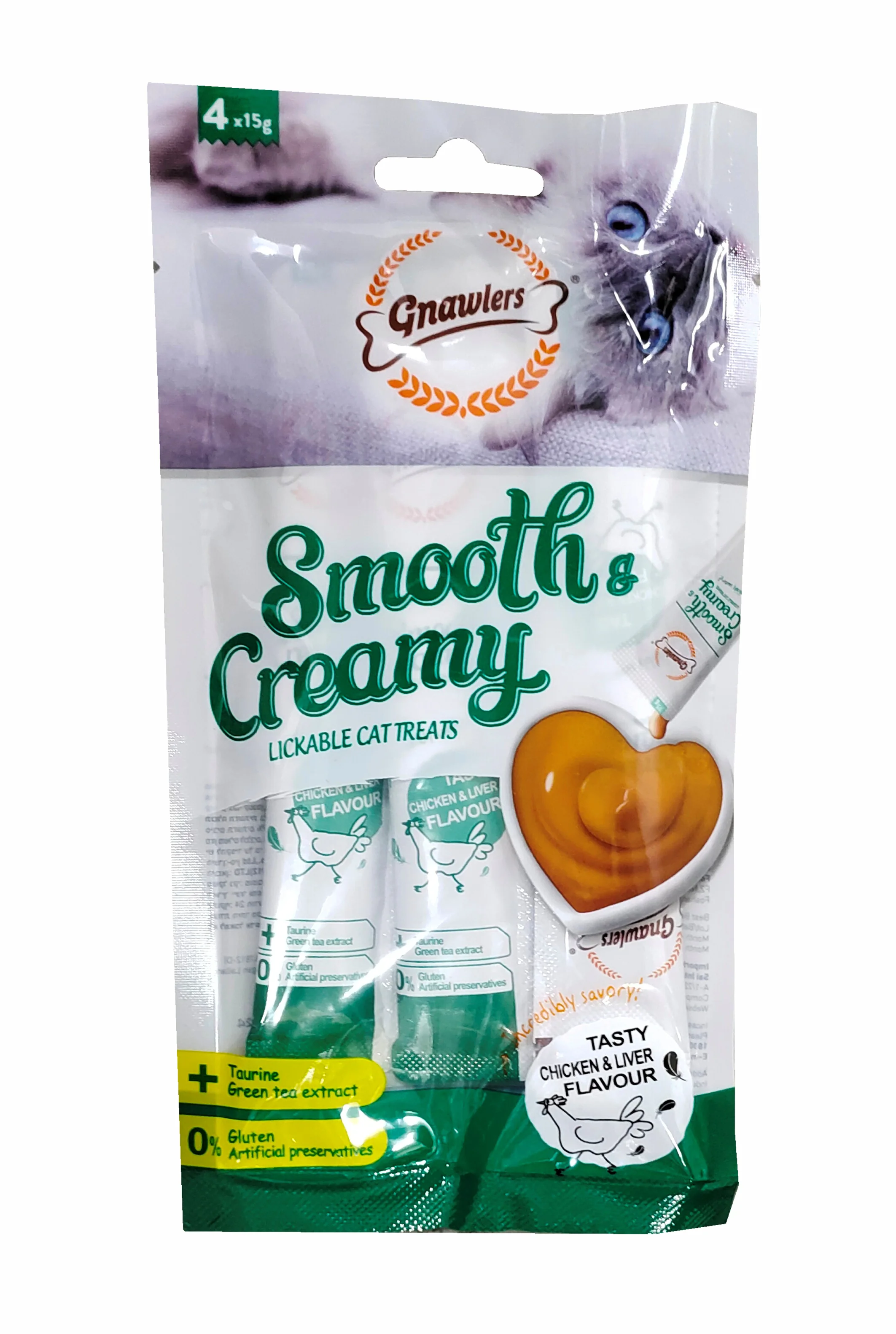 Gnawlers Creamy Chicken and Liver Treats