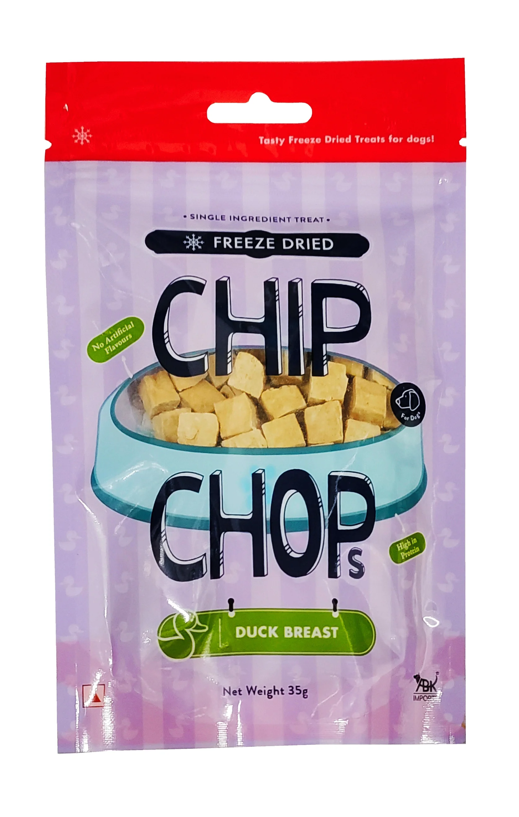 Chip Chop Freeze Dried Duck Breast 35gm