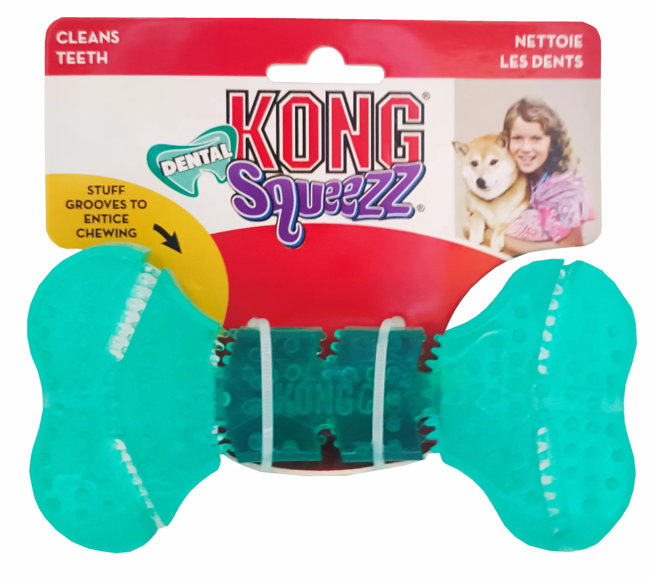Kong Squeezz Dental Bone Medium