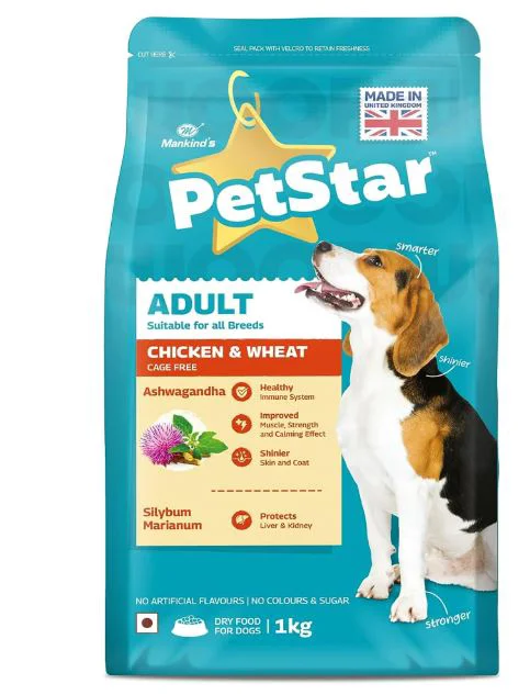 Mankind's Pet Star Adult Chicken & Wheat Food