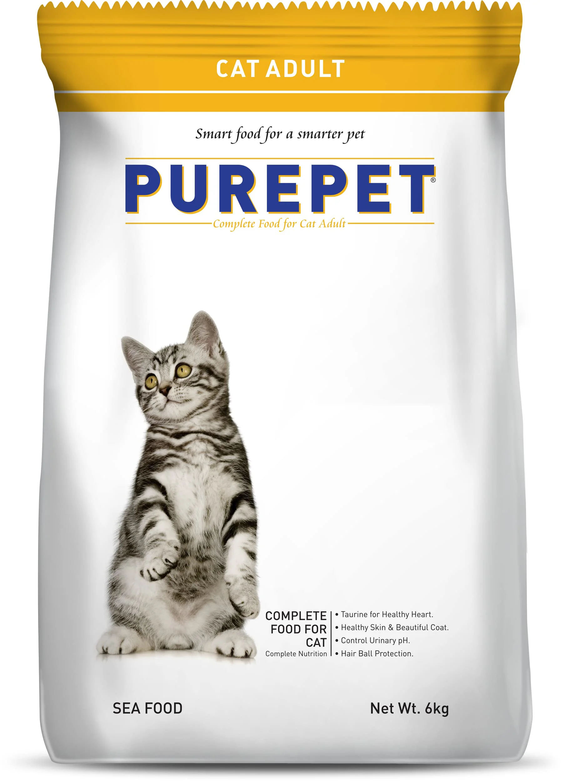 Purepet Adult Cat Sea Food 6kg
