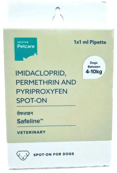 Safeline Spot on Dog 4-10kg
