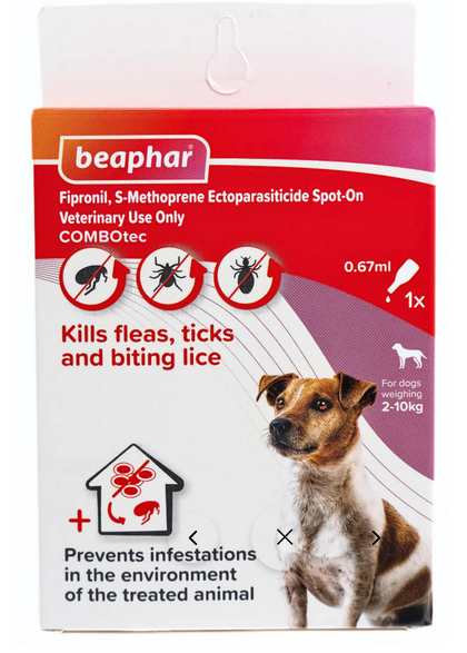 Combotec Dog Spot on 2-10kg