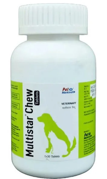 Pet Mankind Multistar MultiVitamin Supplement Chews For Dogs And Cats