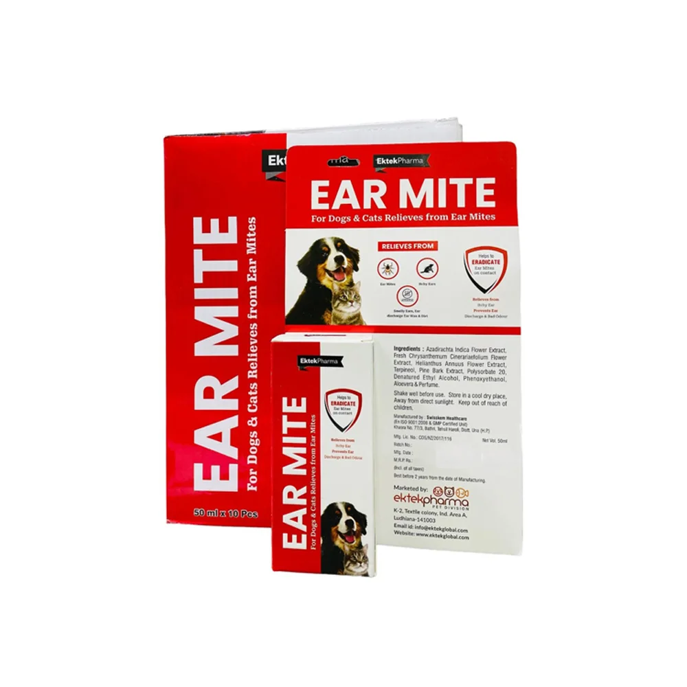 Ektek Pharma Ear mite Ear Cleanser 50ml